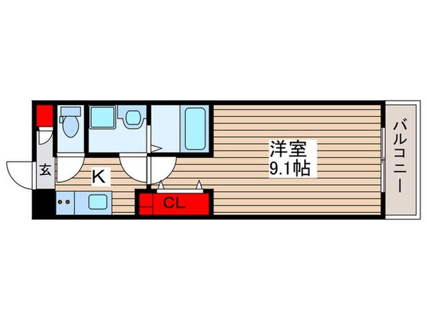 ｶﾞﾚﾘｱﾚｼﾞﾃﾞﾝｽ石神井公園(２０６)の物件間取画像